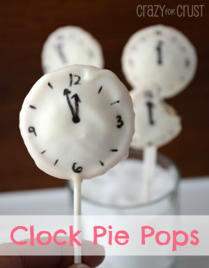 Clock Pie Pops