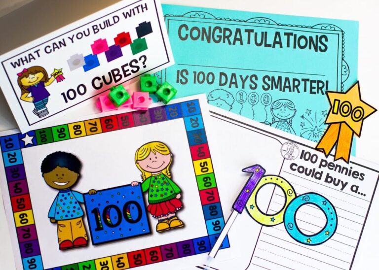 100th Day of School Celebration Activities - Kreative in Kinder