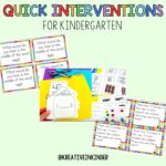 Quick Interventions for Kindergarten Square