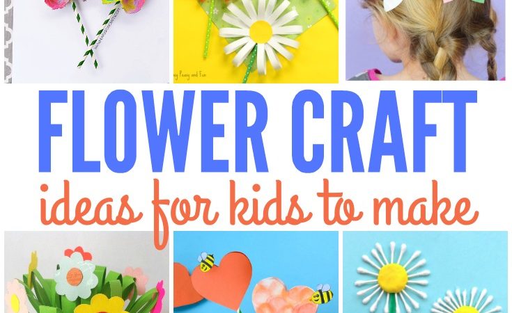 Cute Flower Crafts for Kids