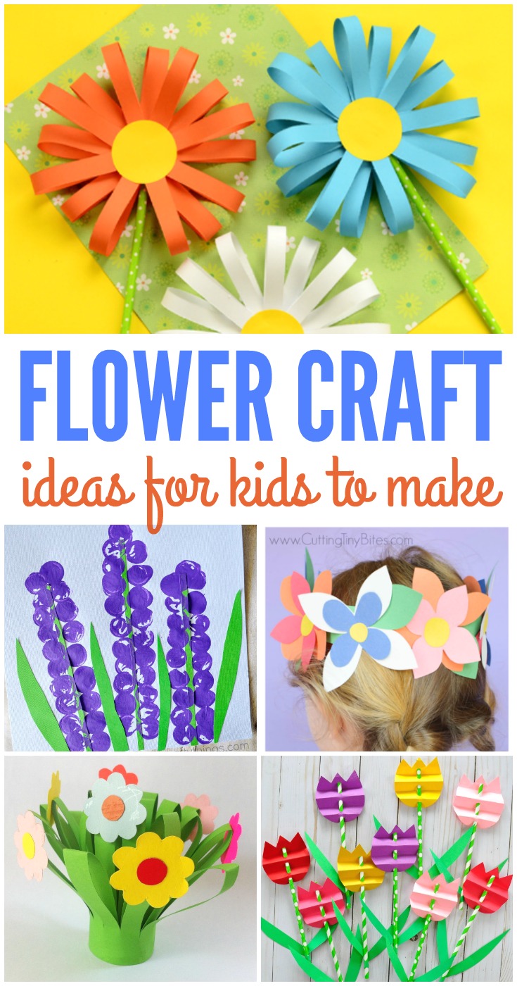 Flower Crafts for Kids to Make