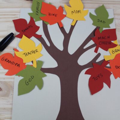 Tree of Thankfulness for Kids