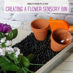 Flower Sensory Bin square