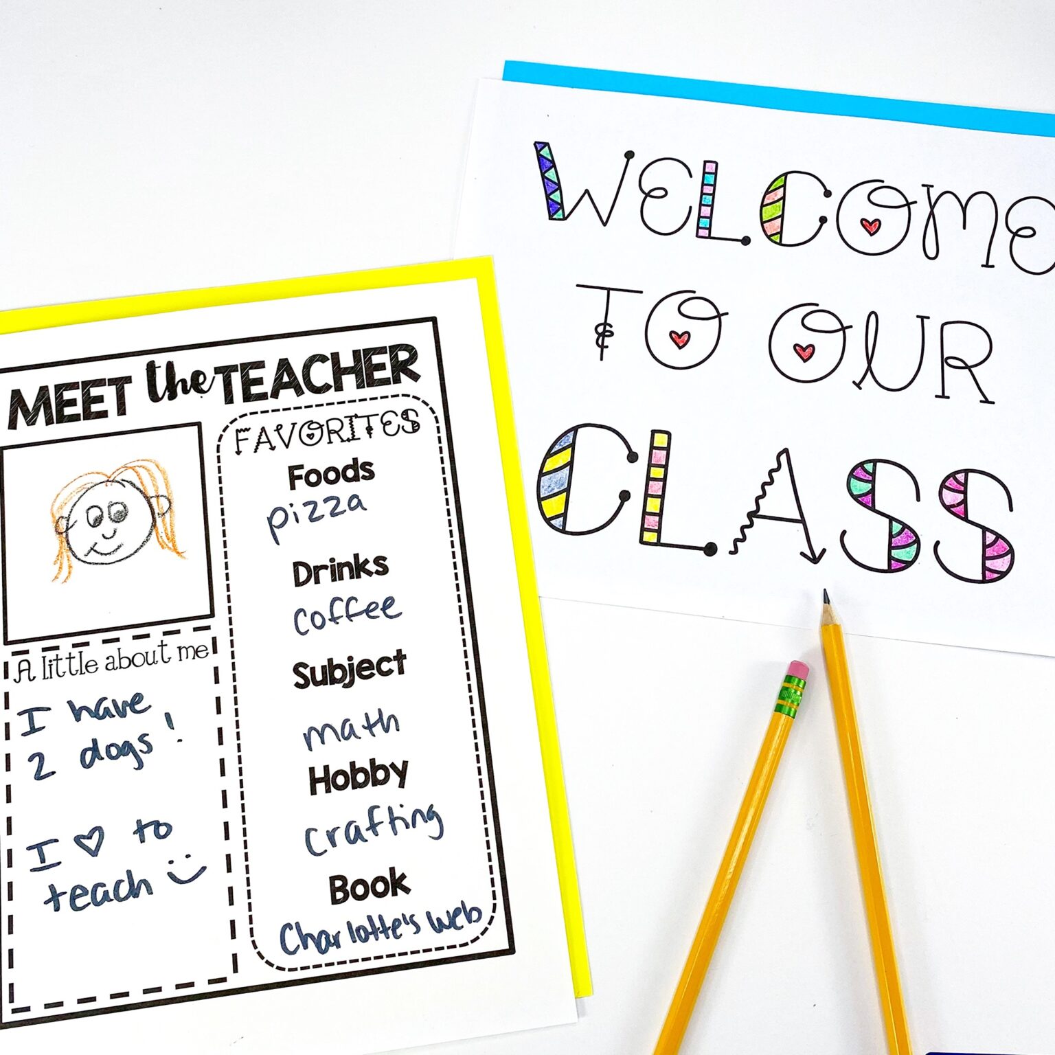 Ideas for Meet The Teacher Night - Kreative in Kinder