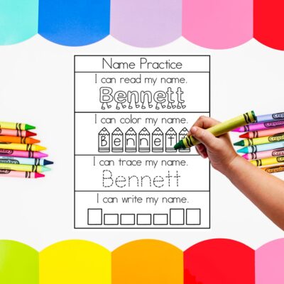 Fun Name Activities for Kindergarteners