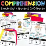 Reading Comprehension with Simple Sight Words and CVC Words