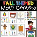 Fall Themed Math Centers