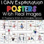 Editable “I Can” Classroom Expectation Posters