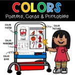 Colors Easel Set with Posters, Cards, and Printables