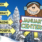 January Math and Literacy Centers BUNDLE