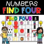 Find Four Numbers Math Game Activity