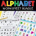 Alphabet Worksheet Growing Bundle Phonics