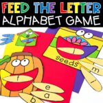 Feed the Letter Alphabet Center Game