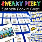 Sneaky Peeky Editable Pocket Chart