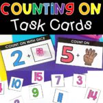 counting on task cards cover
