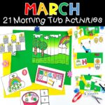 March Morning Tub Activities for Kindergarten