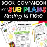 Book Companion with Sub Plans Spring is Here
