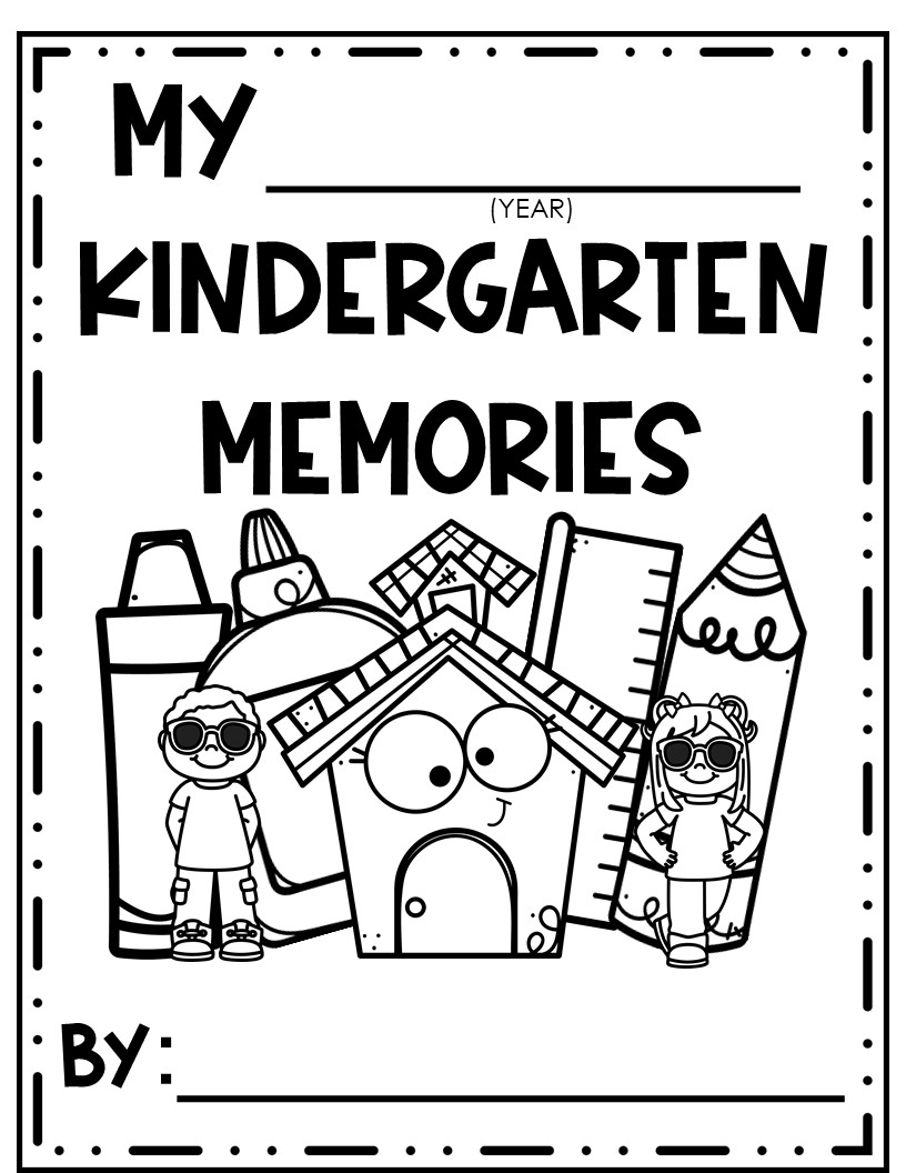 End of Year Memory Book Set 2 - Kreative in Kinder