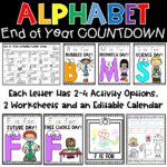 Alphabet End of Year Countdown