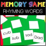 Memory Game Rhyming Words