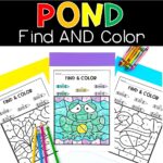 pond find and color cover