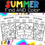 summer find and color cover