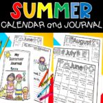 summer journal and calendar cover