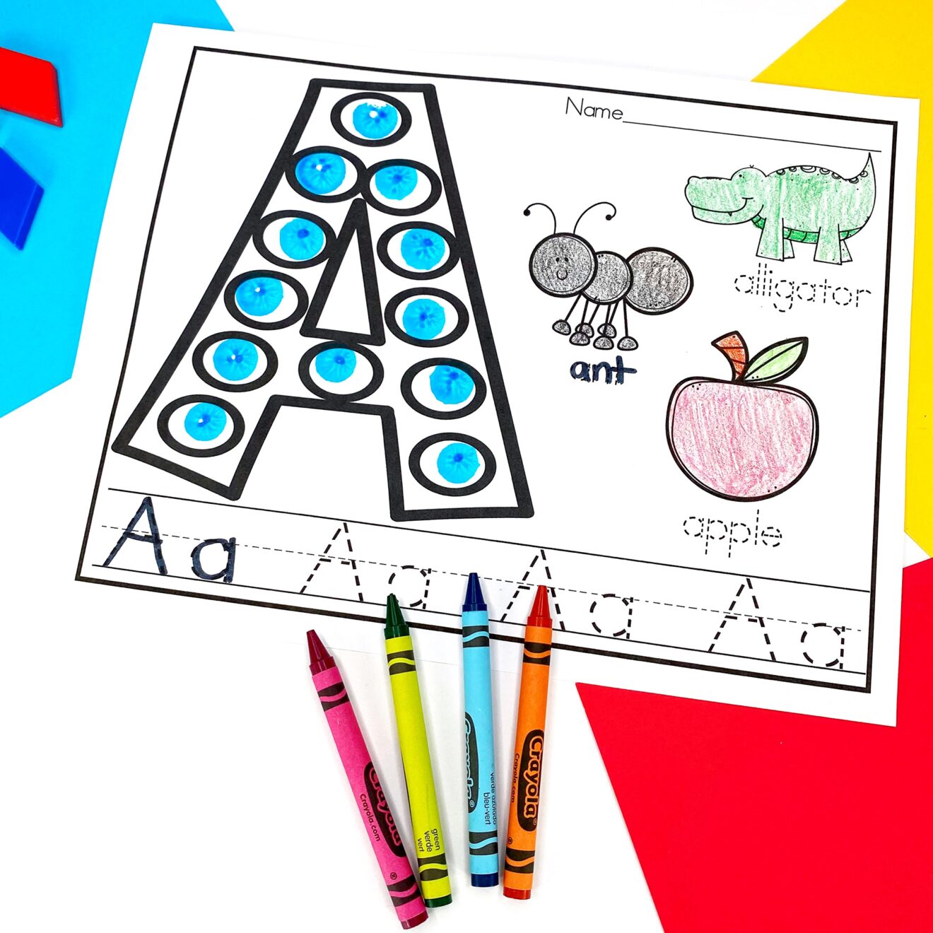 Alphabet Letter Dauber Printables - Kreative in Kinder