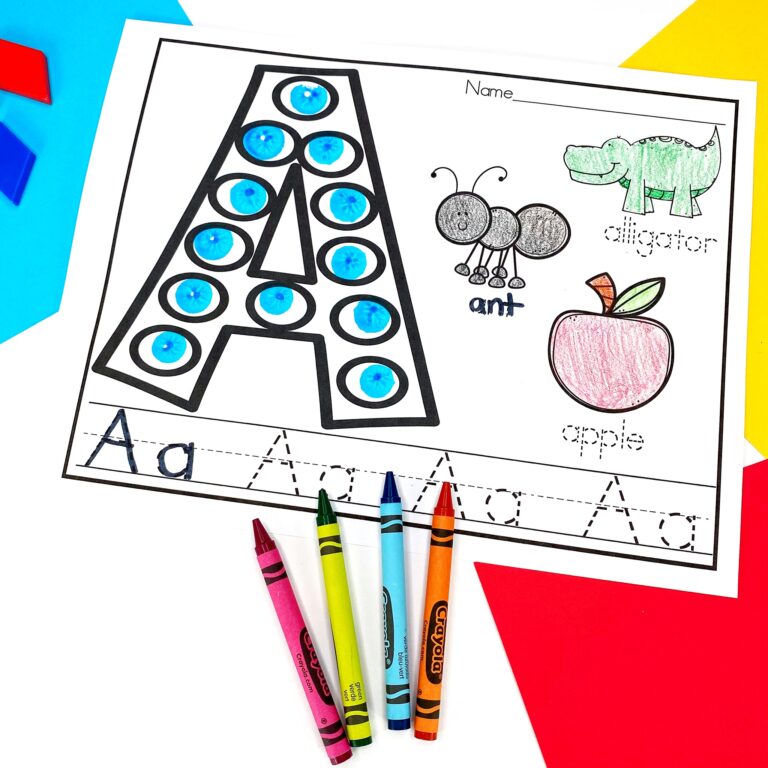 Alphabet Letter Dauber Printables - Kreative in Kinder