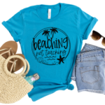 Beaching Not Teaching Unisex t-shirt
