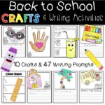 Back to School Crafts and Writing Activities