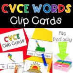 CVCE Words Clip Cards