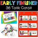 early finishers task cards cover