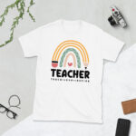 Teacher Teach Love Inspire Color Short-Sleeve Unisex T-Shirt