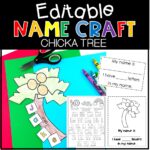 Chicka Tree Editable Name Craft