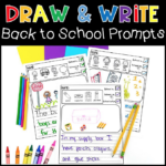 draw and write back to school cover