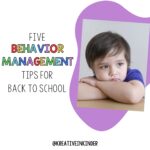 5 behavior management tips for back to school