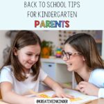 back to school tips for kindergarten parents square