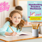 Crystal Radke amazon her new book Big Handwriting Practice Workbook for Kids, published by HarperCollins.
